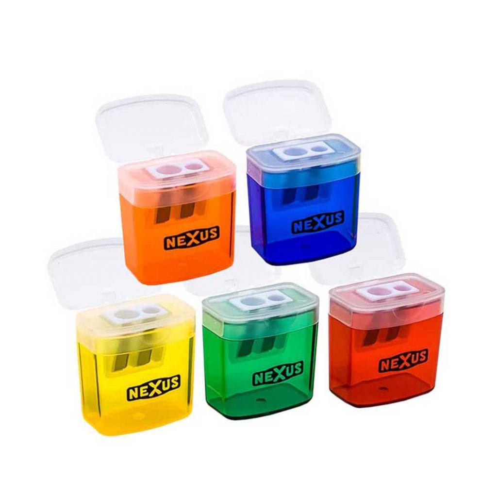 Nexus Dual Hole Pencil Sharpener (30 Pack) Learn Play Nexus