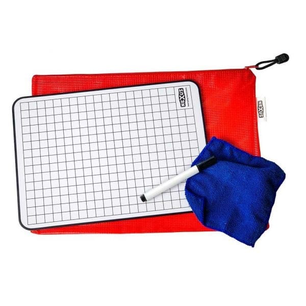 Nexus A4 Grid Writing Board Essential Kit – 26cm x 36cm (30 Pack)