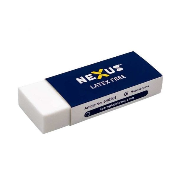 Nexus Latex Free Erasers (Box of 30)