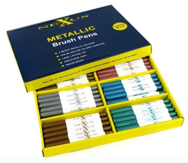 Nexus Metallic Brush Pens