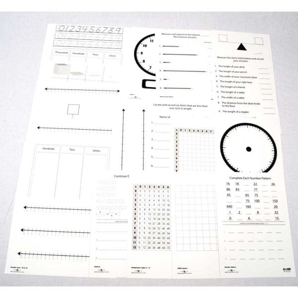 Nexus A4 Clear Board Work Cards