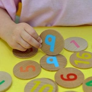 Wooden Matching Pairs 1-20