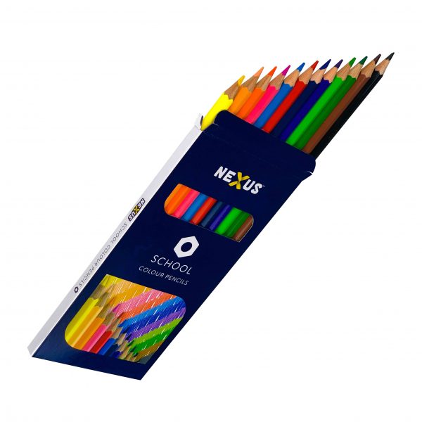 Nexus School Colour Pencils (Hexagonal)