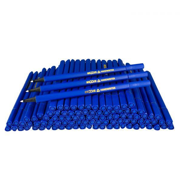 Triangular Handwriters Blue – 166mm – Pack of 100
