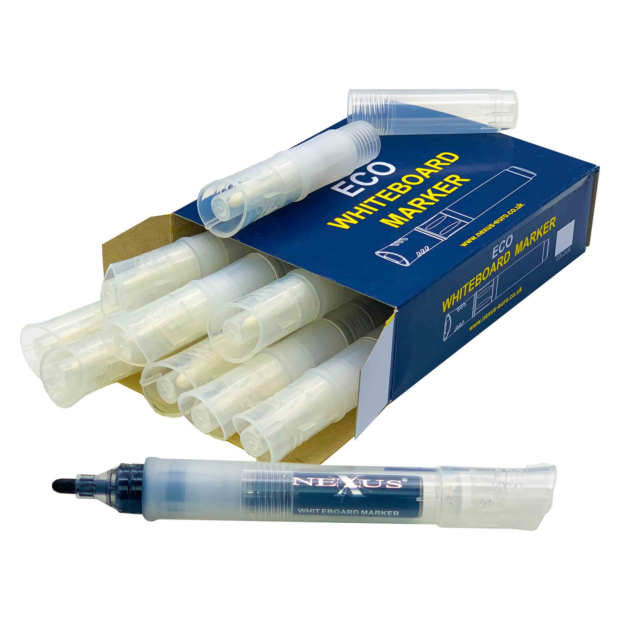 ECO Teachers Whiteboard Pen Bullet Tip (Box of 10) Learn Play Nexus