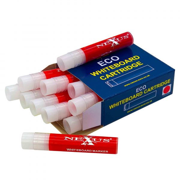 Nexus ECO Whiteboard Cartridges – Red (Box of 10)