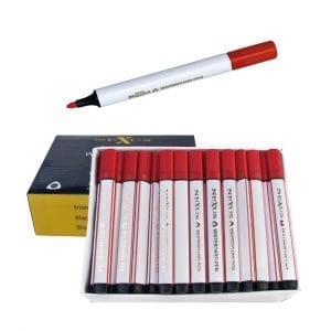 Nexus Triangular Whiteboard Pens Red (72 Pack)