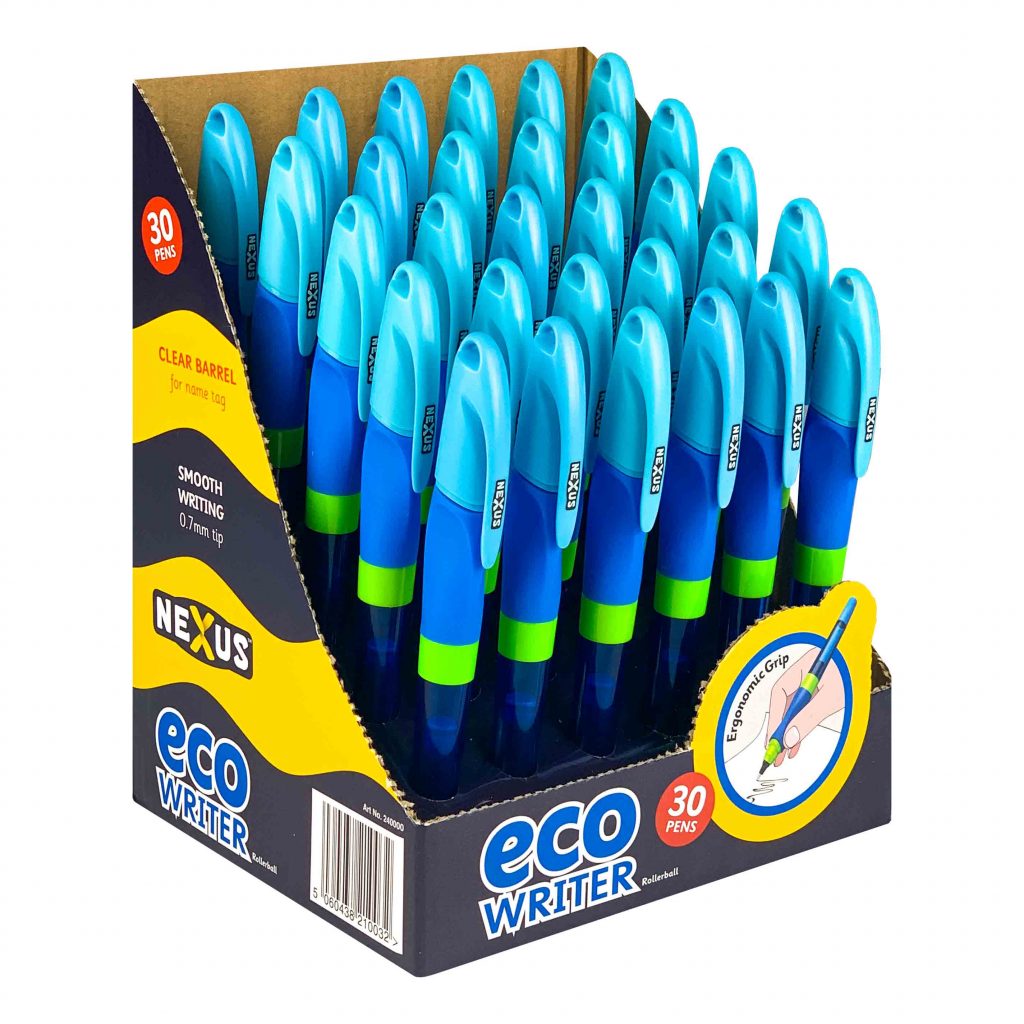 ECO Writer Rollerball Pen Pack of 30 Learn Play Nexus