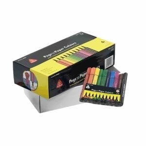 Pegs to Paper Colour Marker Pens (1 Box 100 Pens)