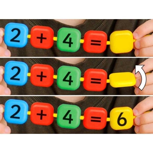 Lacing Sum Beads Maths Game