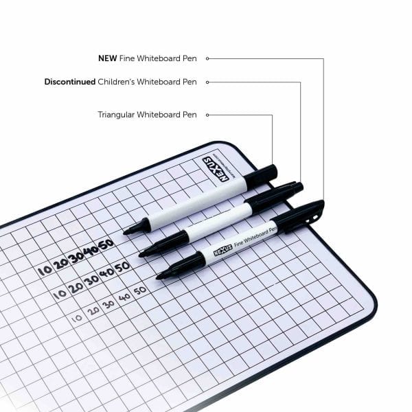 Nexus Fine Whiteboard Pens – Black (Box of 36)