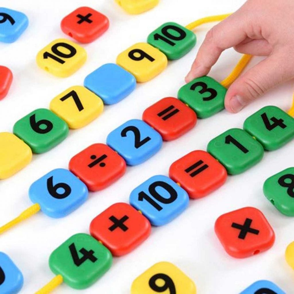 Lacing Sum Beads Maths Game Learn Play Nexus
