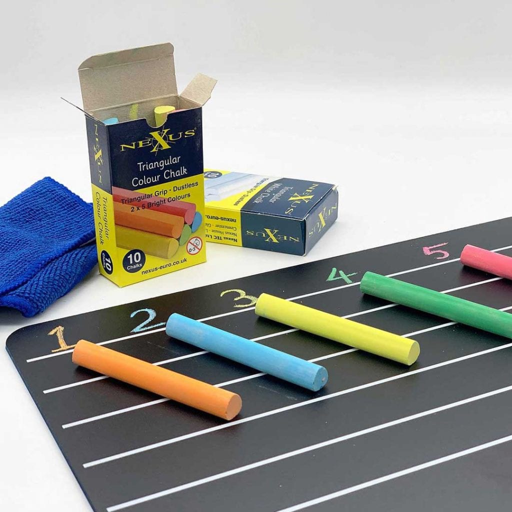 A4 Writing Chalkboard & Whiteboard Set Learn Play Nexus