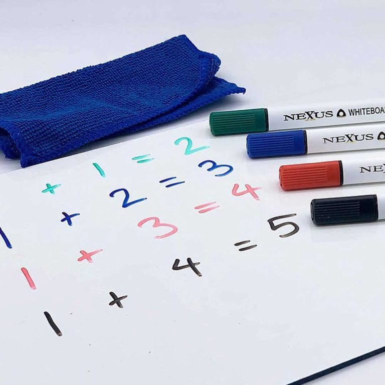 A4 Writing Chalkboard & Whiteboard Set Learn Play Nexus