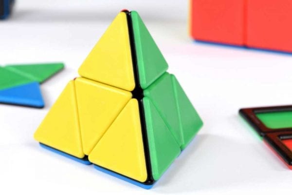 Solid Magnetic Polydron Essential Shapes Set