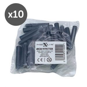 Nexus ECO Writer Rollerball Pen Black Cartridge Refills (300 Pack)