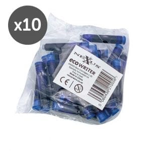 Nexus ECO Writer Rollerball Pen Blue Cartridge Refills  (300 Pack)