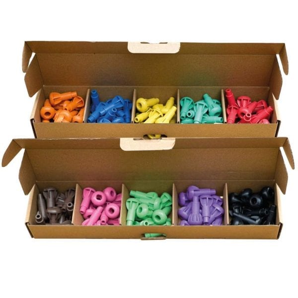 ‘Pegs to’ Range 10 x Wood Pulp Pegs 10 Colours