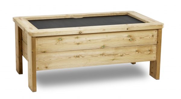 Raised Sandpit with Chalkboard Lid