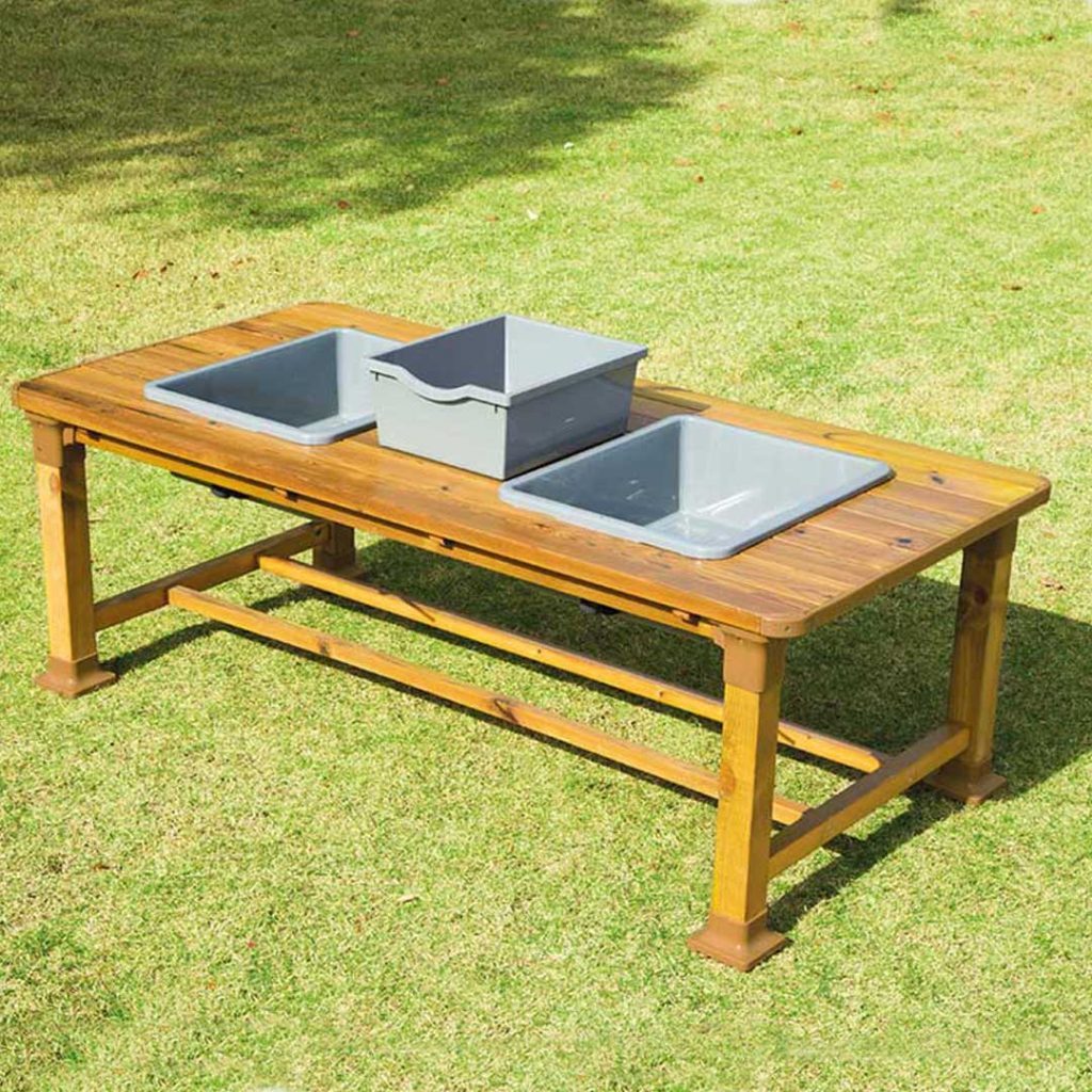 Outdoor Double Messy Play Table Learn Play Nexus