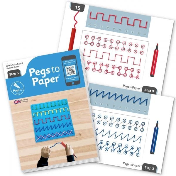 Pegs to Paper Step 3 Work Cards