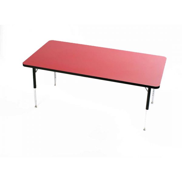 Adjustable Height Rectangular Table