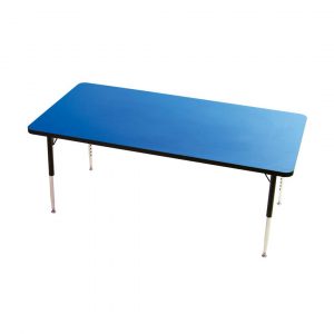 Adjustable Height Rectangular Table