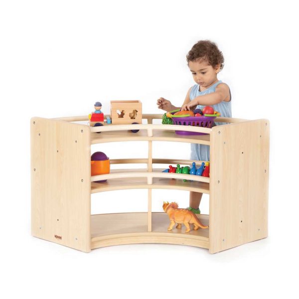 Toddlers Curved Cabinet