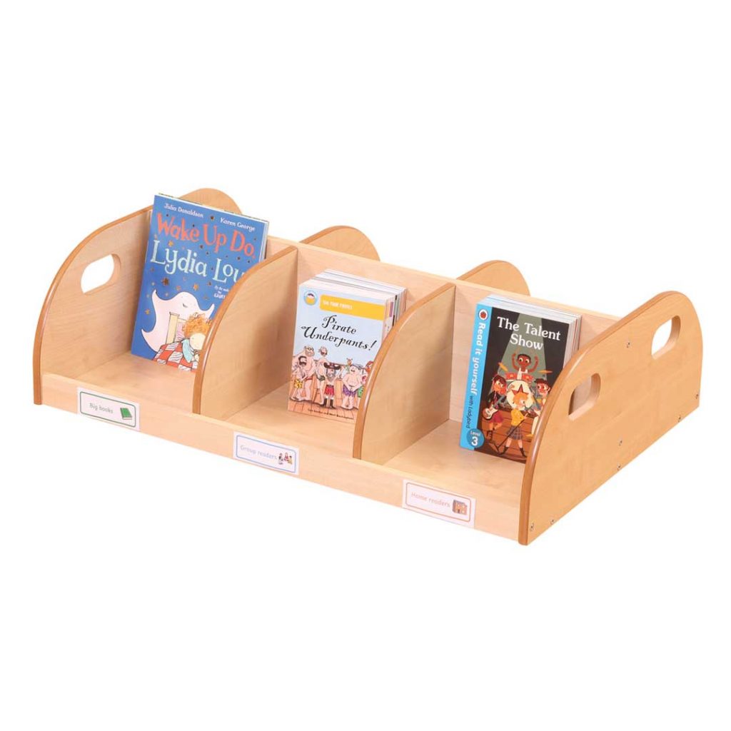 Double Desktop Book Display and Storage Unit Learn Play Nexus