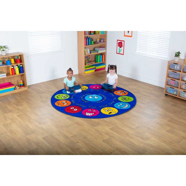 Emotions Interactive Circular Carpet Size 2 metre diameter