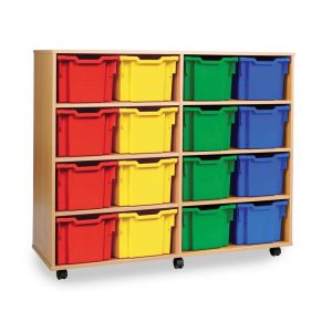 16 3/4 tray unit W1358 x D453 x H1115mm (4 columns of 4)