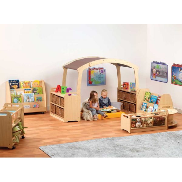 Playscapes Cosy Reading Zone With Taupe Roof
