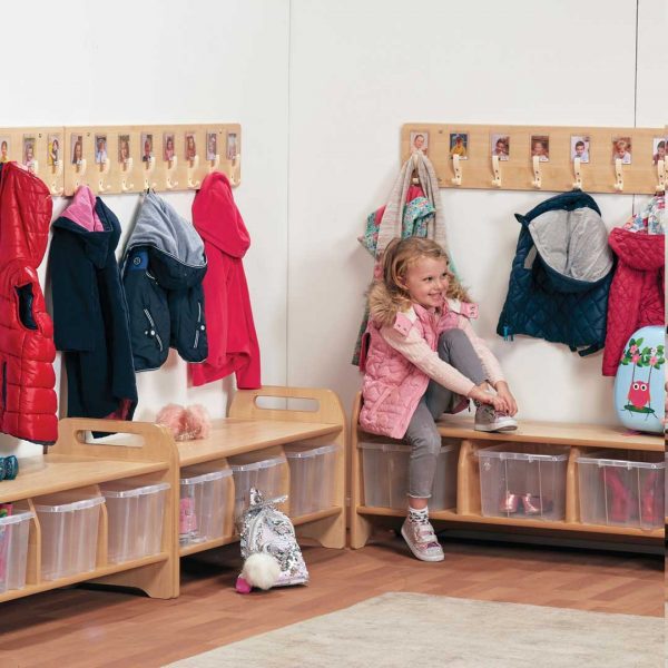 Wall Mounted Hooks & Bench Set