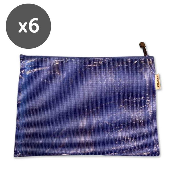 Essential Kit Zipper Bags (26cm x 36cm) Blue