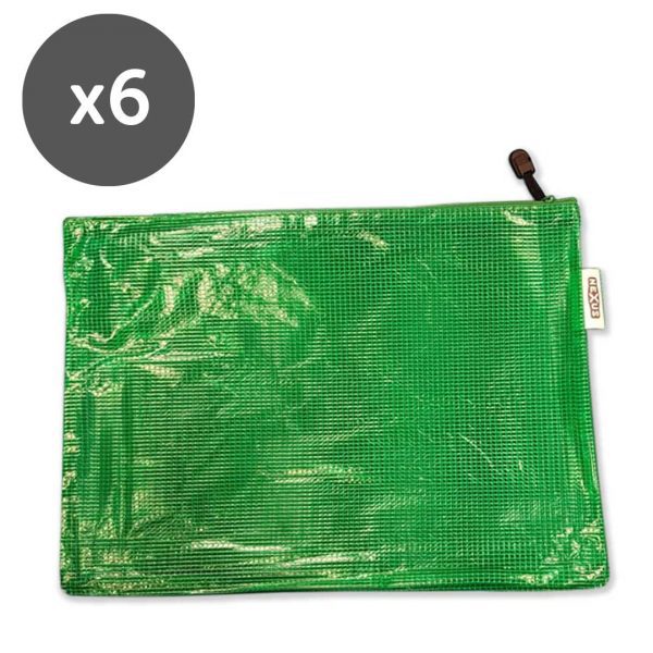 Essential Kit Zipper Bags (26cm x 36cm) Green