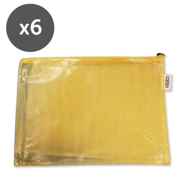 Essential Kit Zipper Bags (26cm x 36cm) Yellow