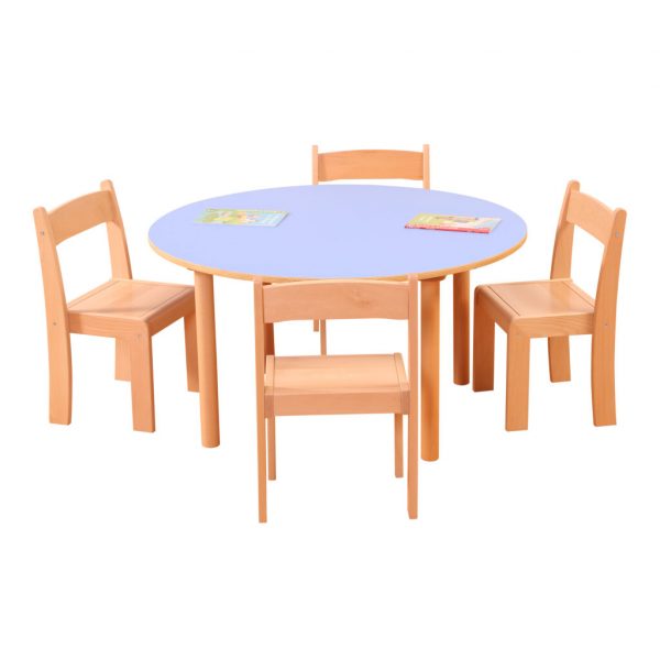 Pastel Round Table