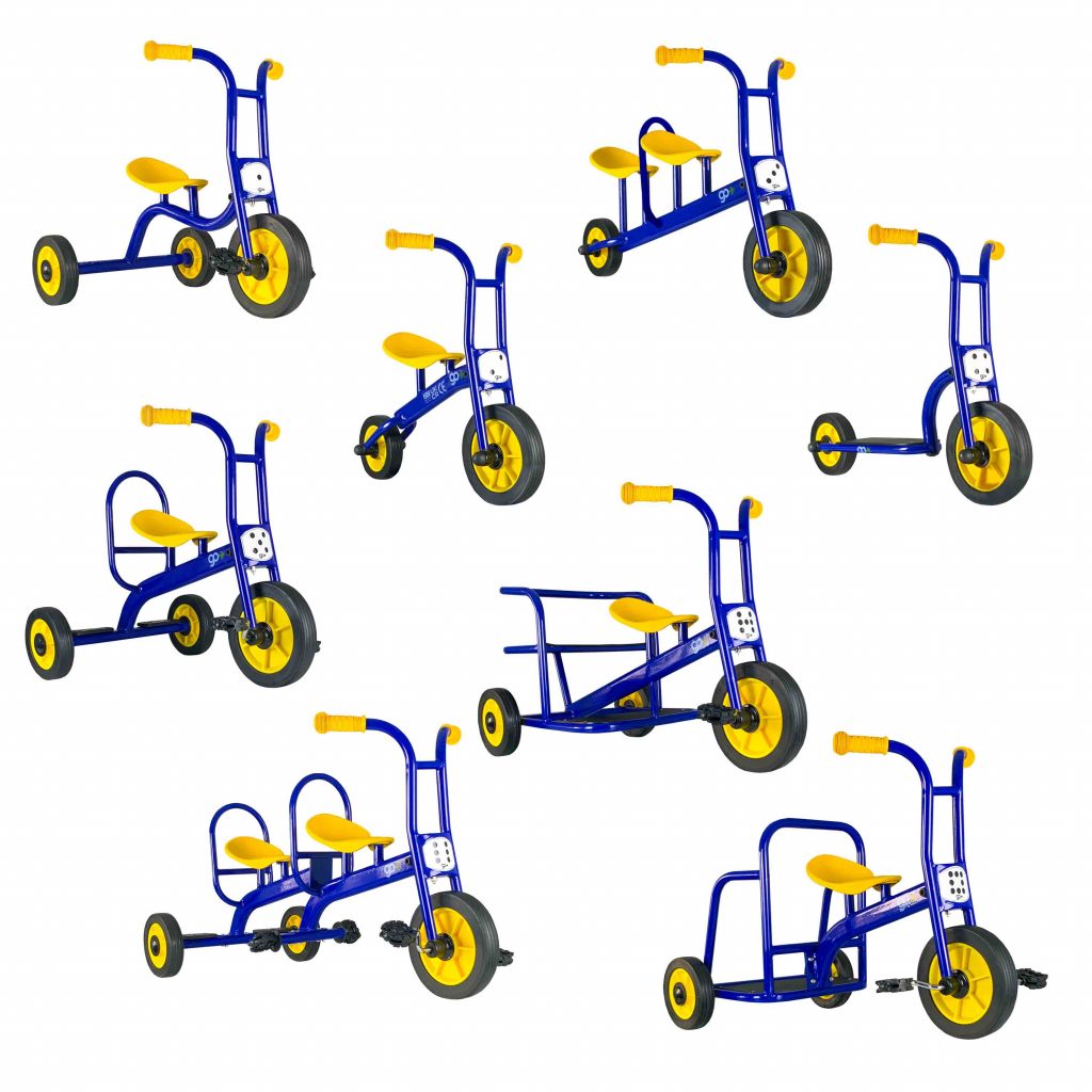 Go Bikes & Trikes Complete Set (8 Bikes) Learn Play Nexus