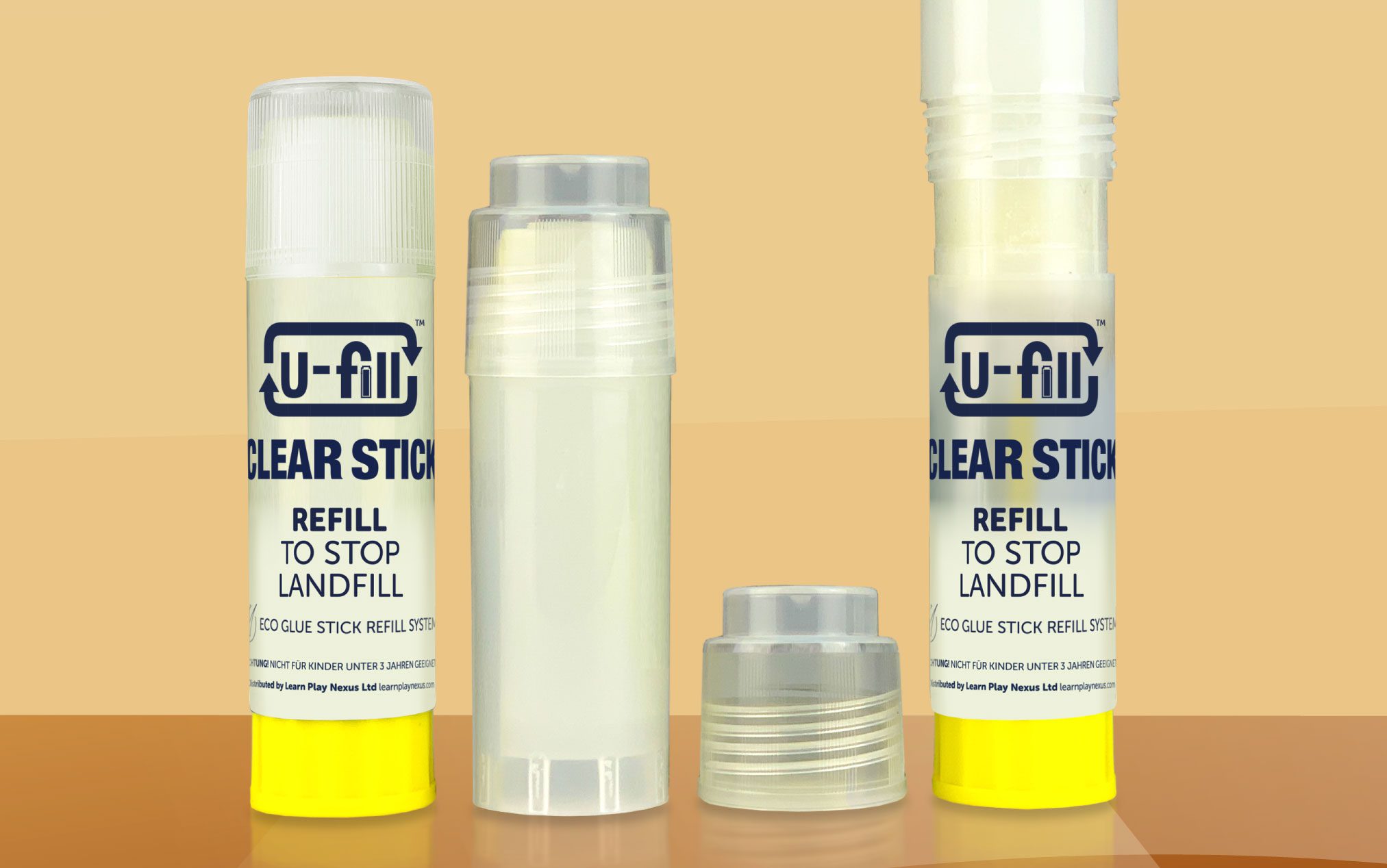 Eco Friendly Glue Sticks - U-fill Blue Glue Sticks