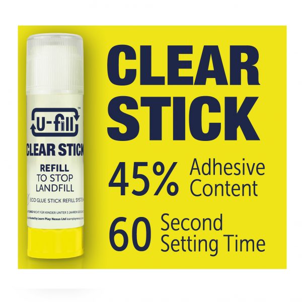 U-fill Clear Glue Stick Refills