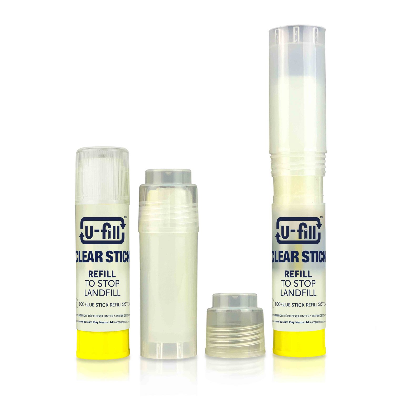 Refillable Glue Stick Ufill Clear Glue Sticks