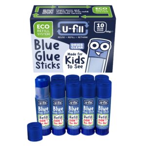 U-fill Blue Glue Sticks