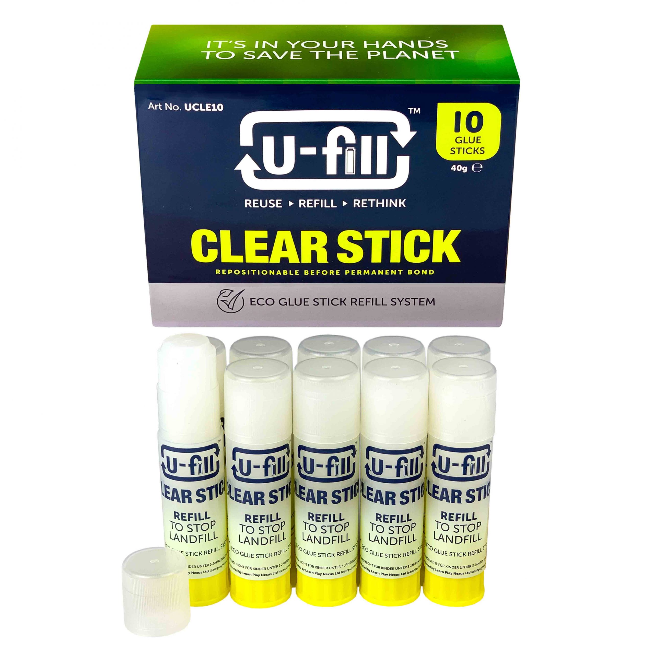 TOTALPACK® 1/2 Glue Stick For Glue Gun, 10 Units