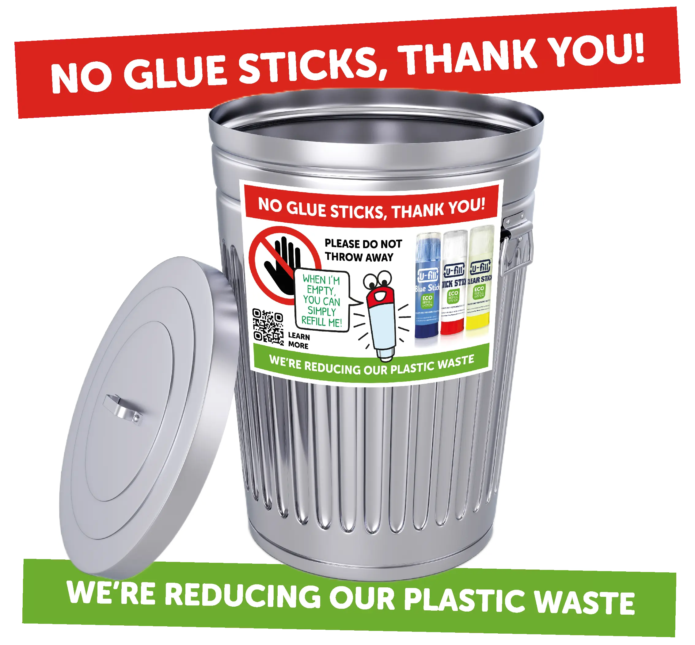 Save The Planet - U-fill Quick Glue Sticks