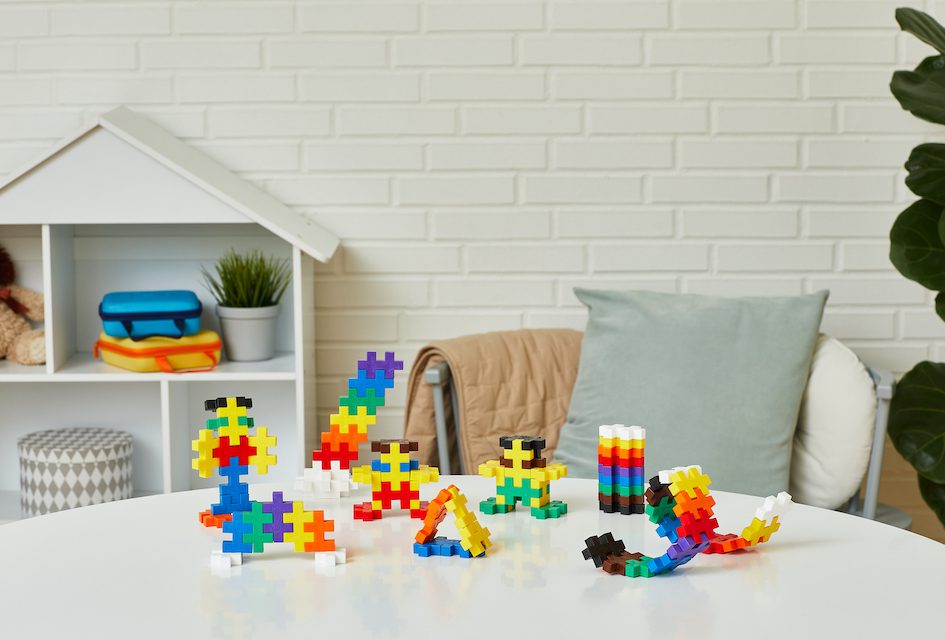 Plus-Plus Tubo 15 Peças Pastel - Brinquedo Educativo De Montar