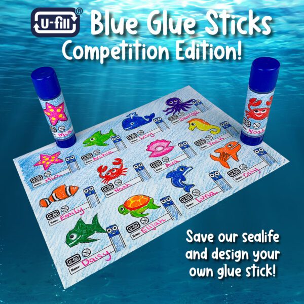 U-fill Blue Glue Sticks Competition Edition!