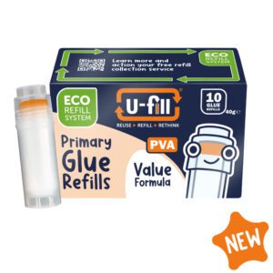 10 U-fill Primary Glue Stick Refills