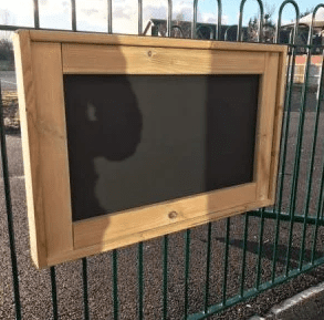 All weather framed chalkboard (800mm x 600mmJ)