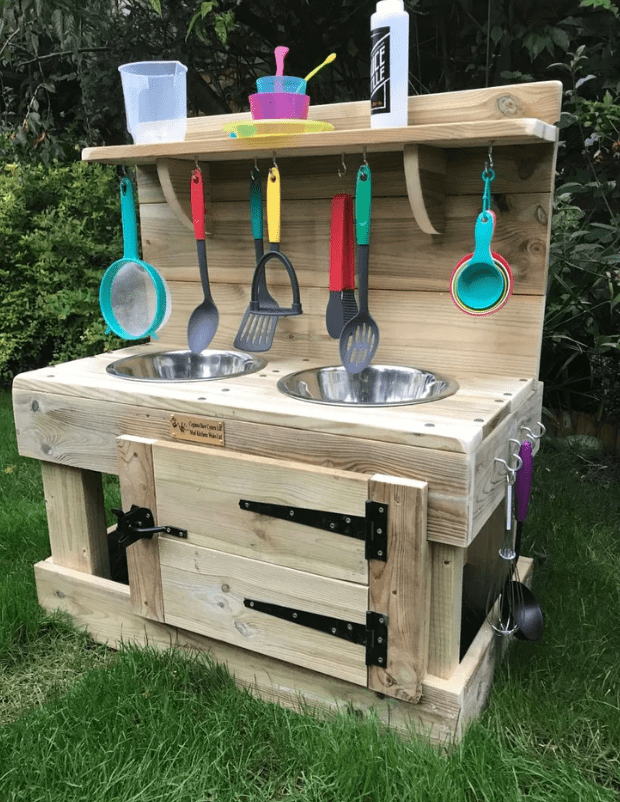 Double Dirt Mud Kitchen with Oven Double Dirt Mud Kitchen with Oven