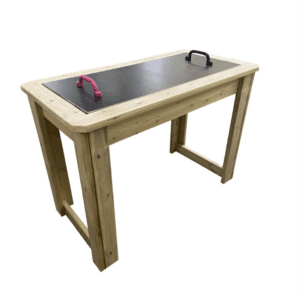 Wheelchair Access Sandpit with Chalkboard Lid Wheelchair Access Sandpit with Chalkboard Lid